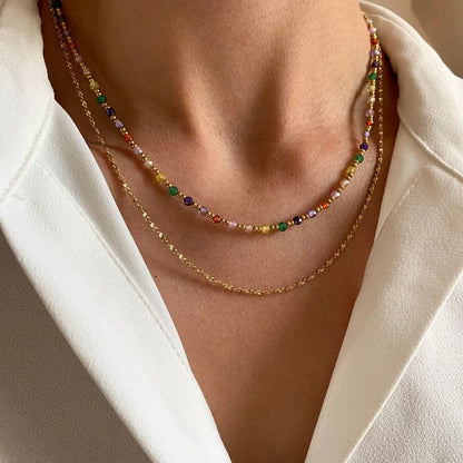 Multicolour Pearl Necklace