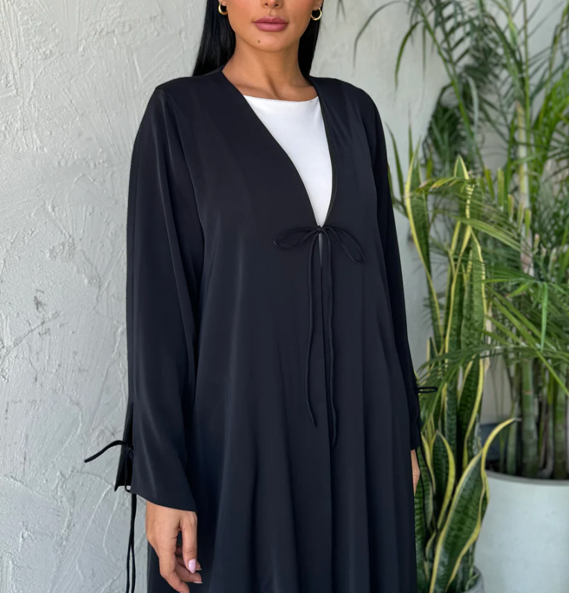 Eclipse Tie-Front Abaya